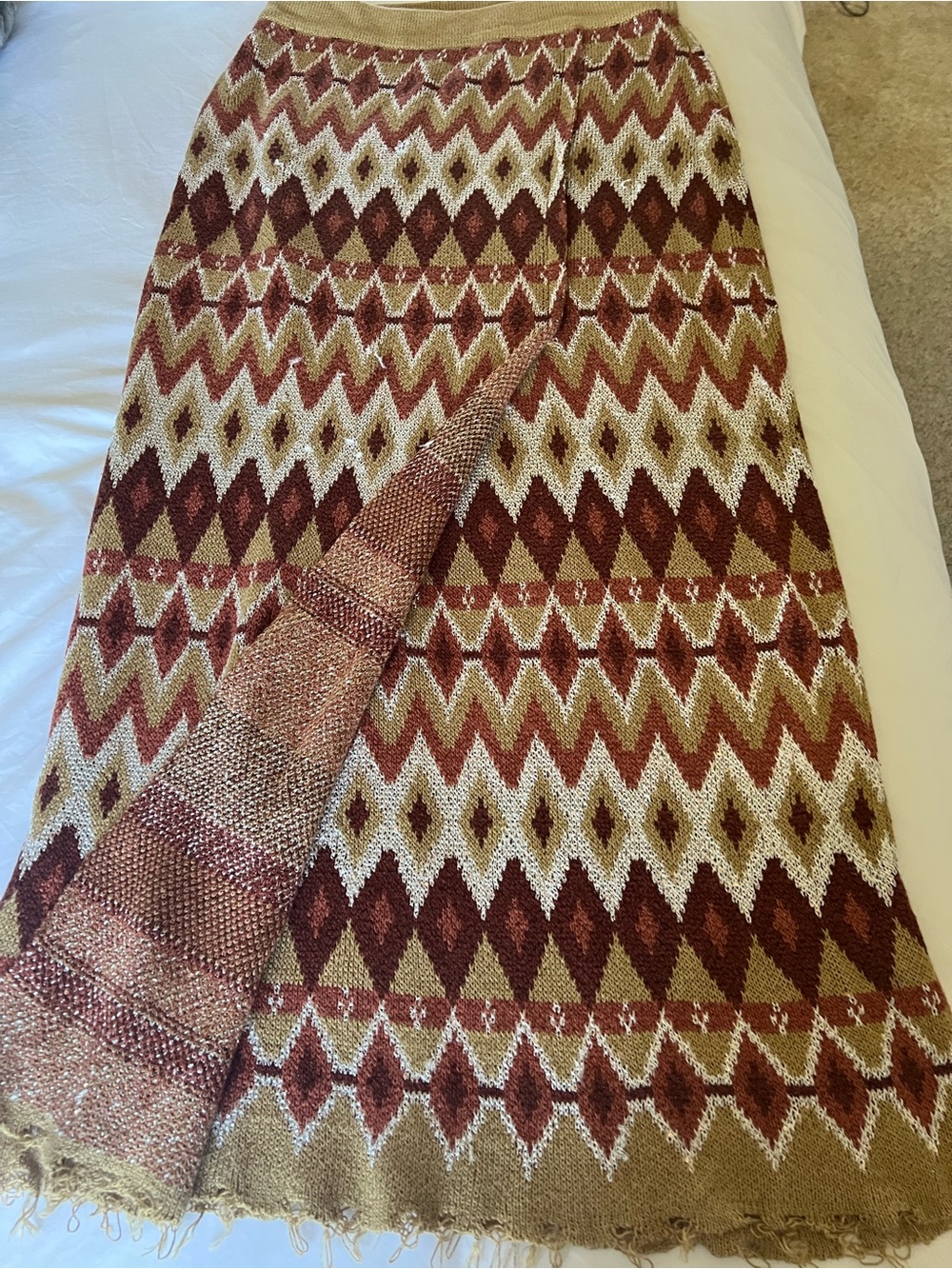 Free People Live Deliberately Convertible Maxi Skirt size Med